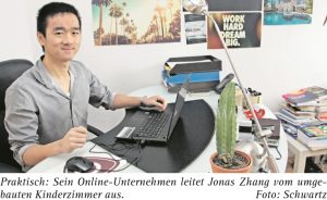 Mit 1,0-Abi Online-Marketing-Firma gegründet: Jonas Zhang